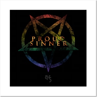 Proud Sinner (gay pride) Posters and Art
